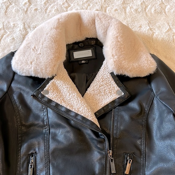 NWT JouJou Vegan Leather Jacket - Picture 3 of 5